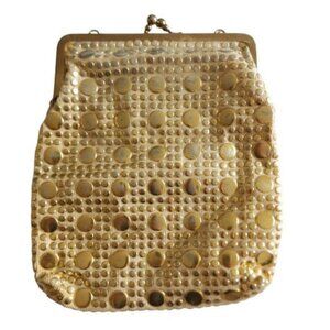 Vintage gold clutch